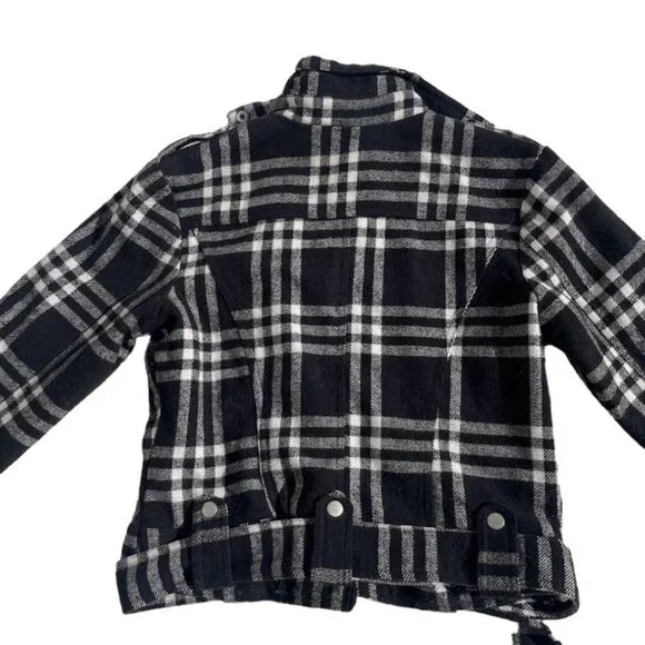 Dots Black and White Plaid Jacket - Picture 5 of 7